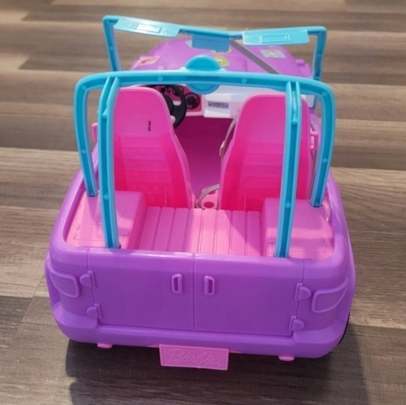 Barbie Off Road Purple Jeep Purple Mattel - Picture 3 of 5